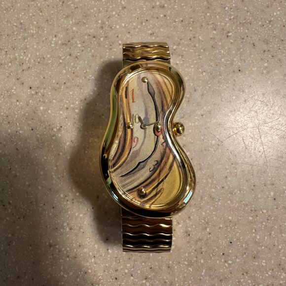 Vintage 90s Exaequo Softwatch Persistence of Memory Salvador Dali Crash Watch